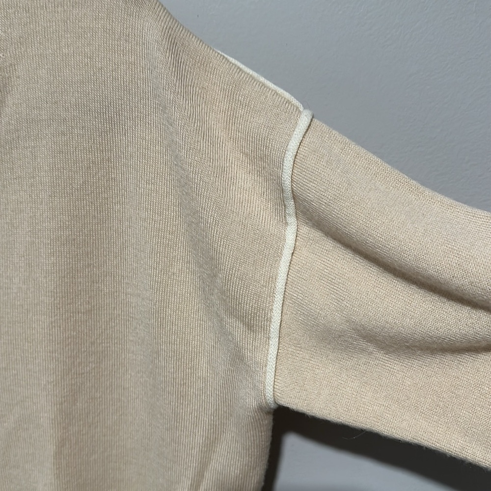 Iris & Ink Beige And Tan Piped 100% Wool Lightwei… - image 7